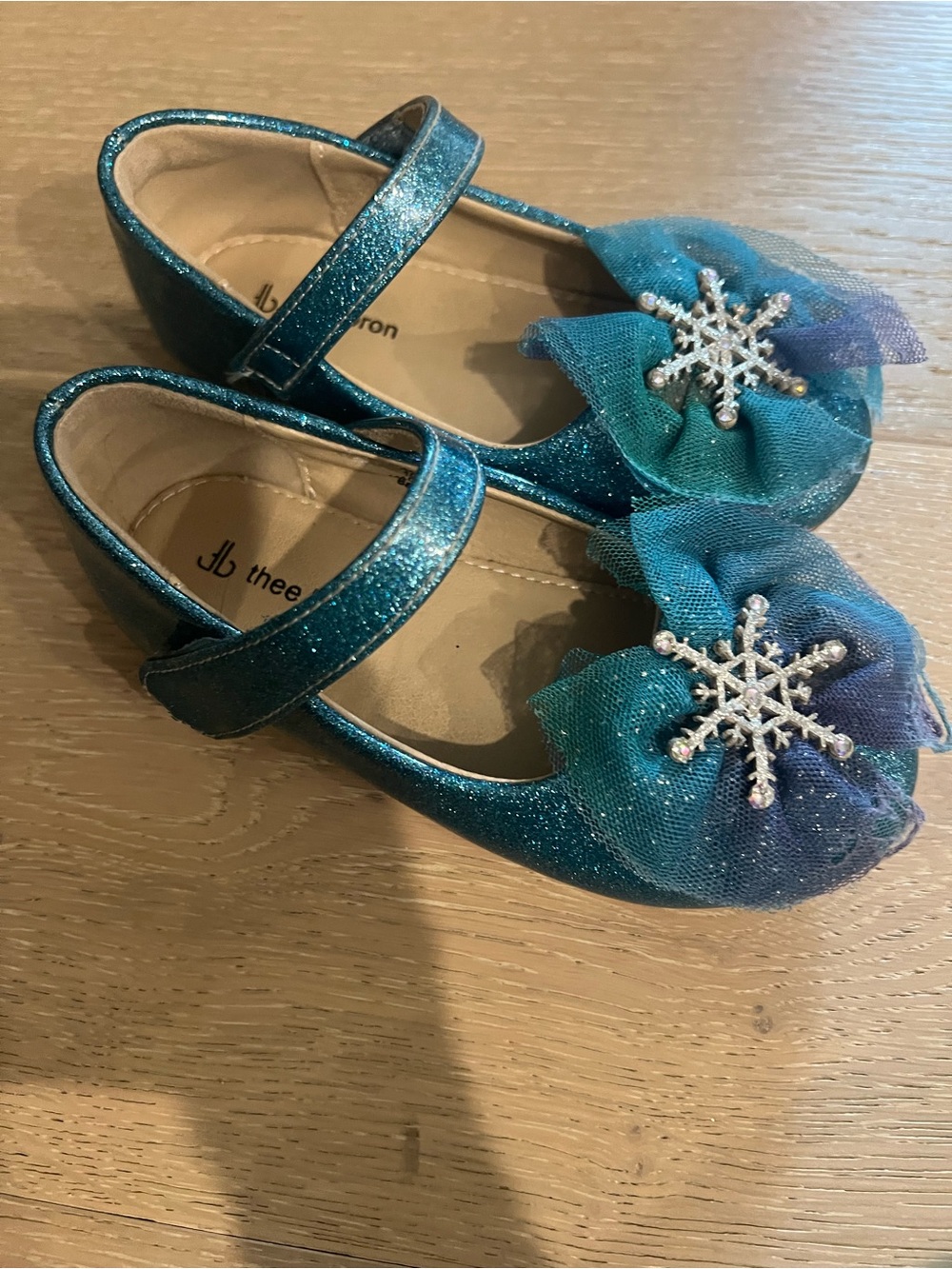 Thee Bron blue Elsa shoes, toddler 10